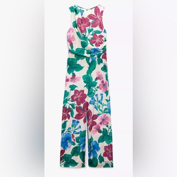 Zara Flowers Jumpsuit - Picture 3 of 7
